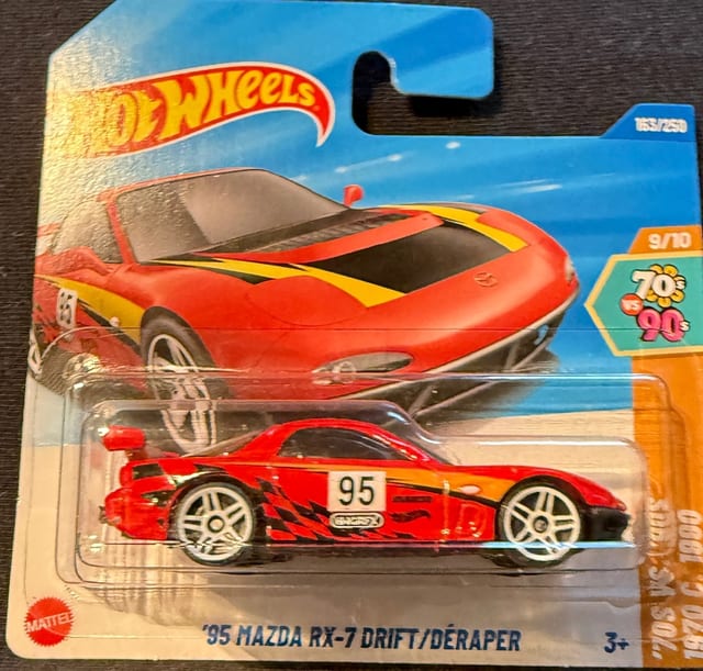 '95 Mazda RX-7 Drift · 70s vs 90s 9/10 · Toy # JBB57