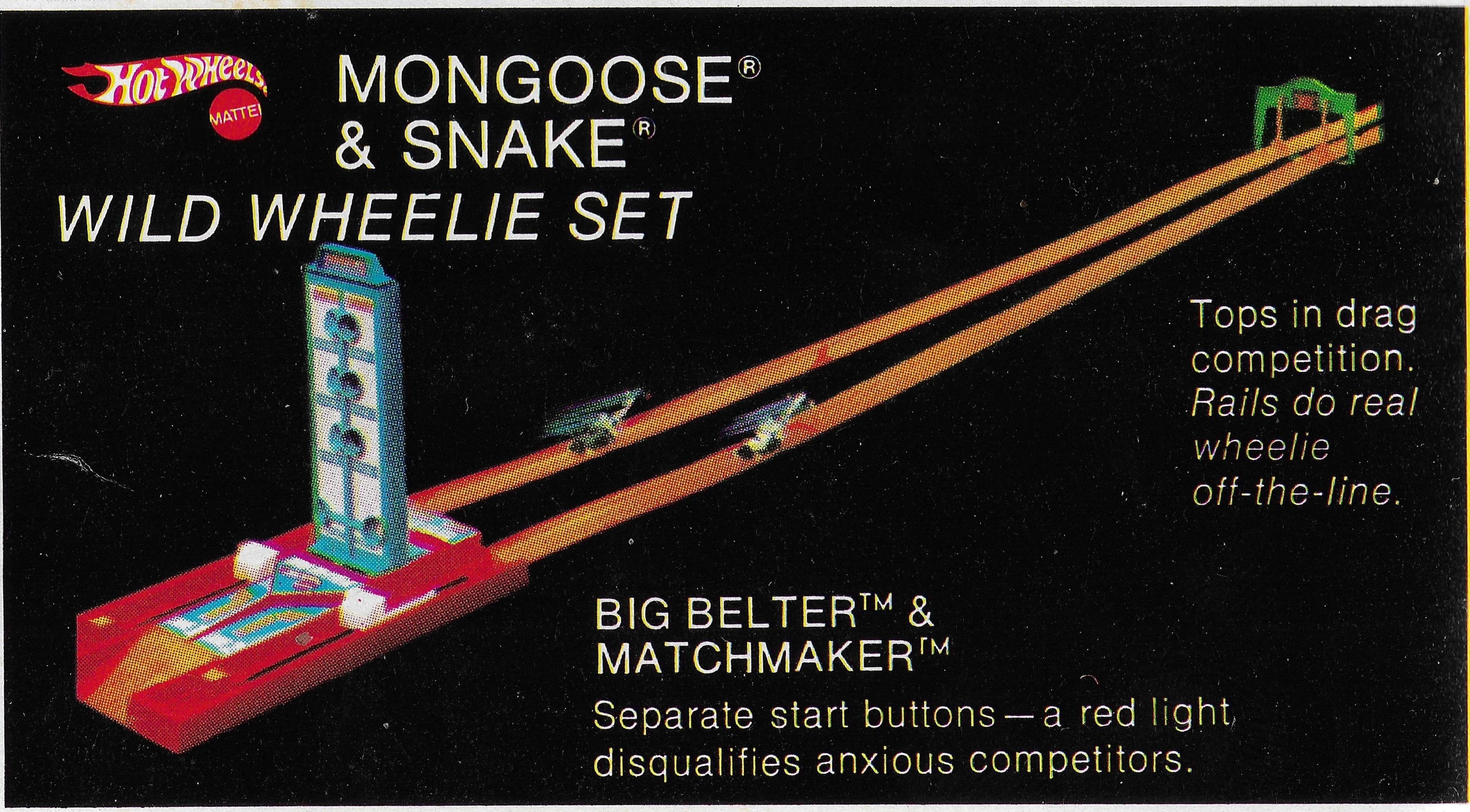 Mongoose & Snake Wild Wheelie Set