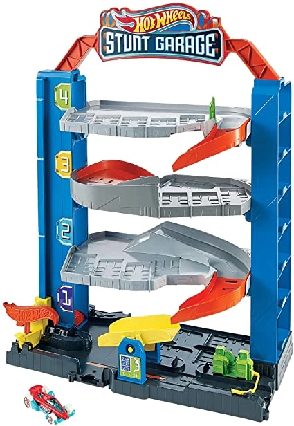 Hot Wheels Stunt Garage Play Set